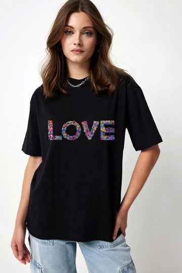 Cozy Love Vibes Oversized Classic T-Shirt