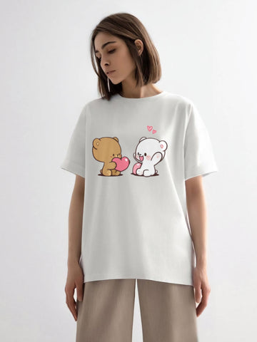 Teddy Bear Bond Oversized Classic T-Shirt