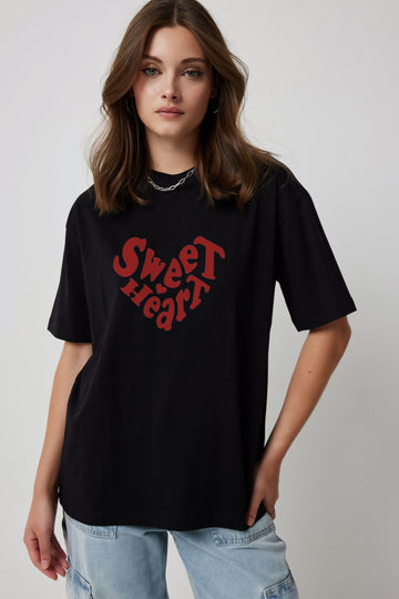 Unisex Sweet Heart Oversize Classic T-Shirt