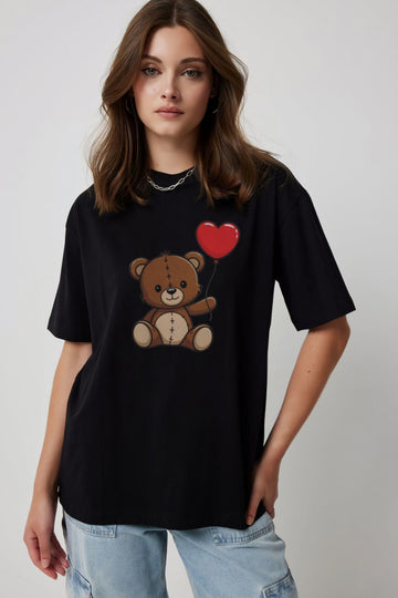 Heartfelt Bear Oversize Classic T-Shirt