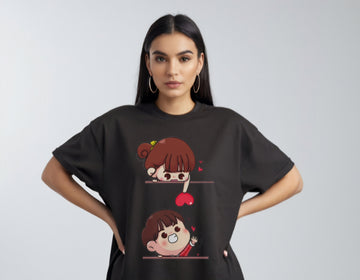 Affection in the Air: Oversized T-Shirt
