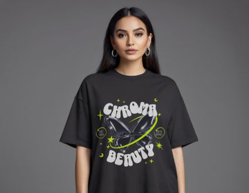 Butterfly Glow: Oversized T-Shirt
