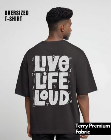 LIVE LIFE LOUD - Oversized T-Shirt