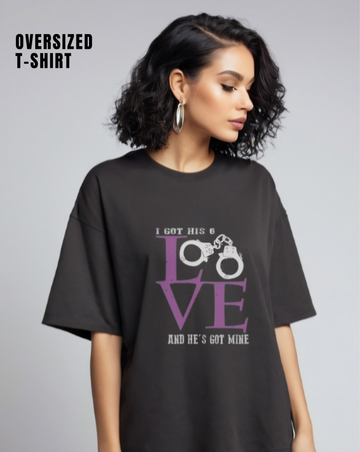 Bonded Locked Love - Oversized T-Shirt