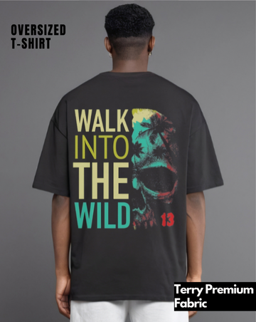 Walk Into The Wild - Skull Oversized T-Shirt