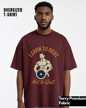 Never Quit: Oversized T-Shirt
