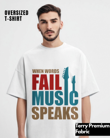 Music Speak - Oversized T-Shirt