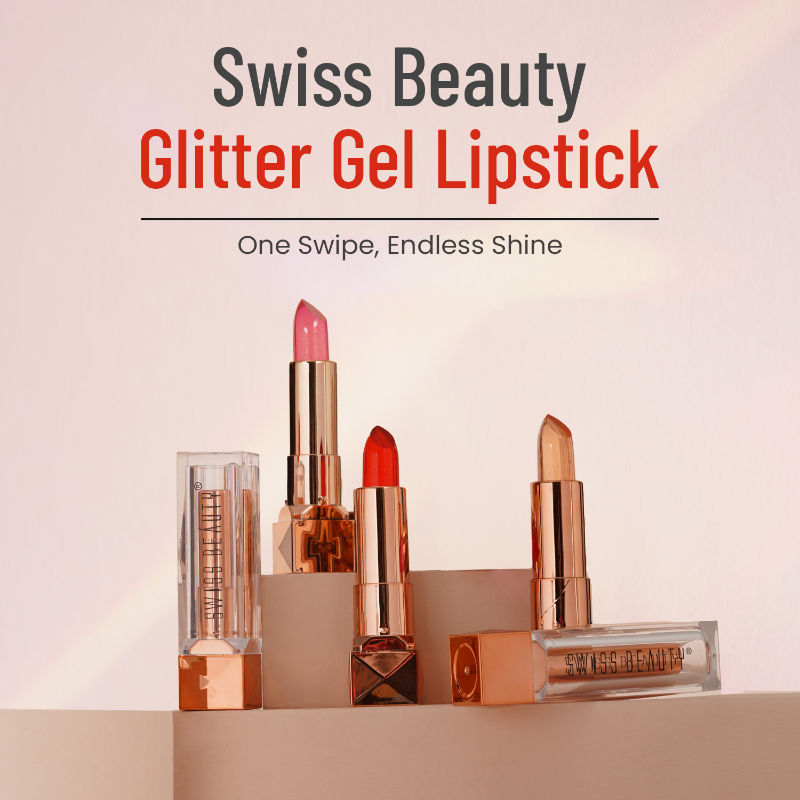 Swiss Beauty Glitter Colour Change Gel Lipstick