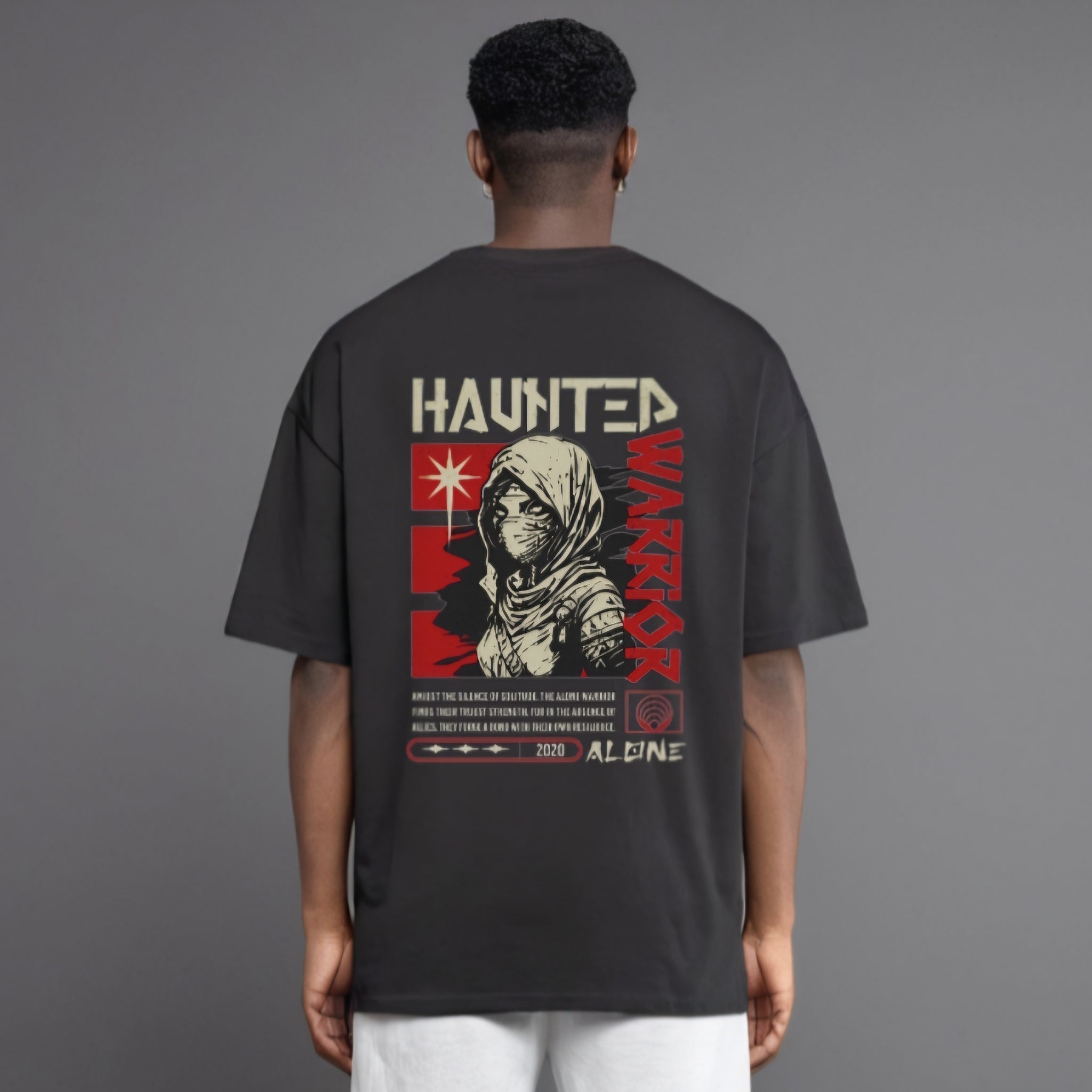 Haunted Warrior Oversized T-Shirt