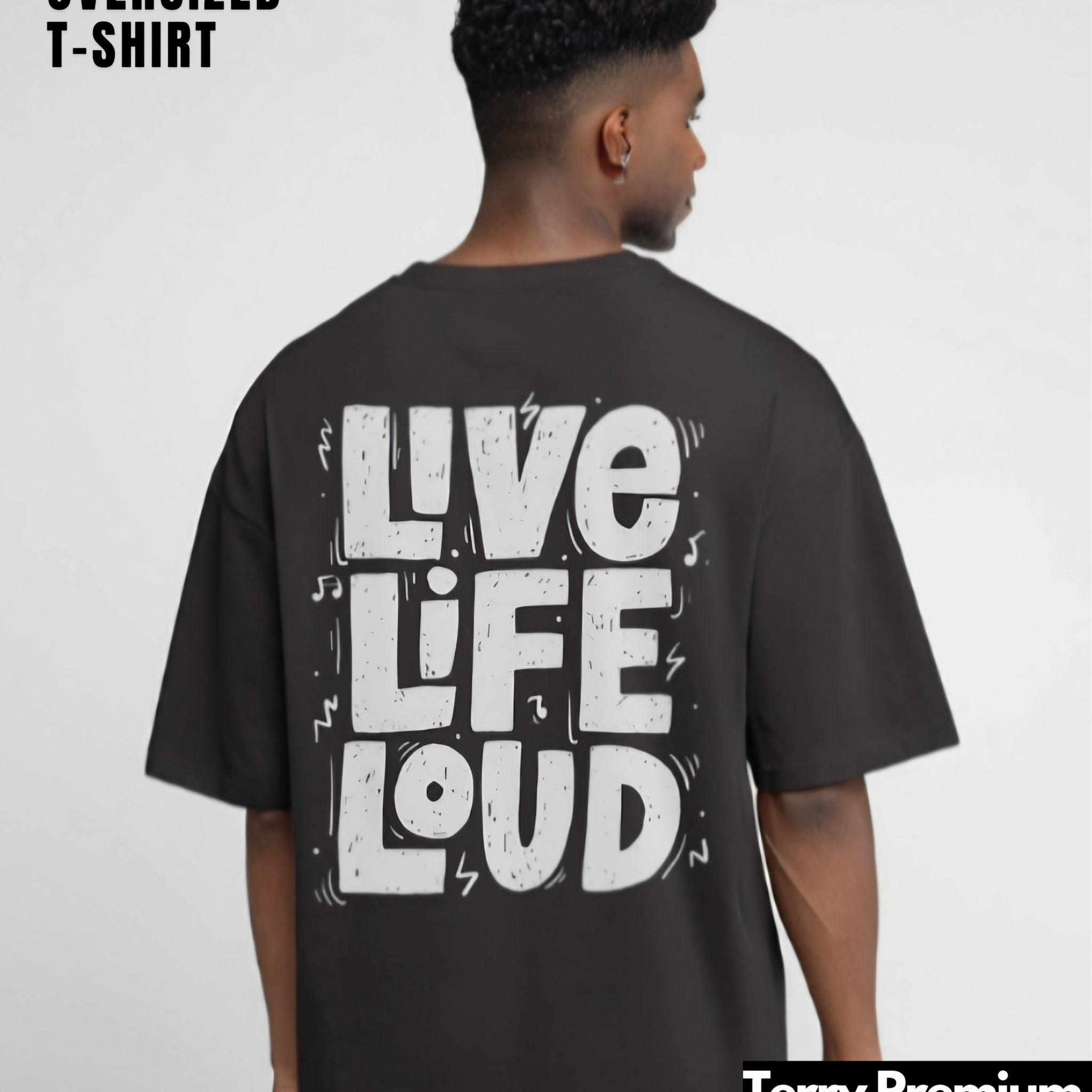 LIVE LIFE LOUD - Oversized T-Shirt