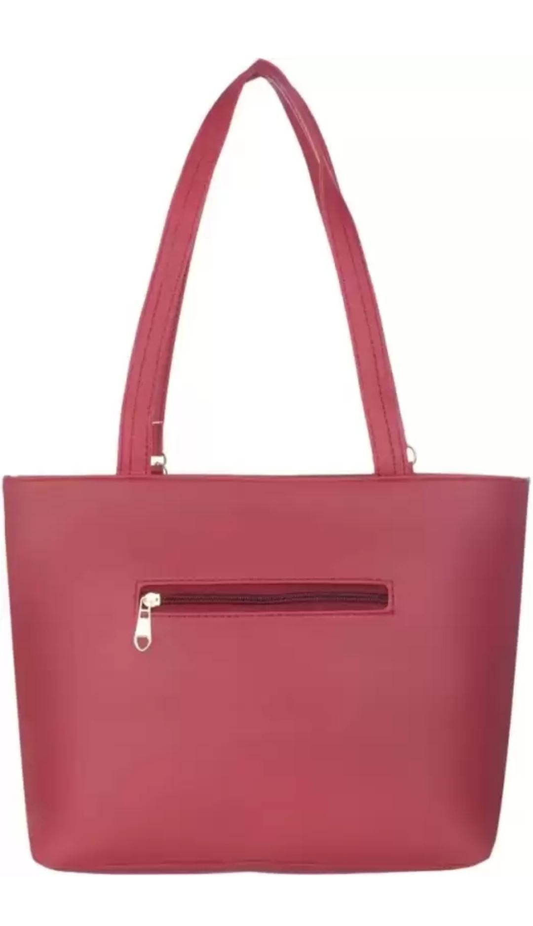 Women pink colour hand bag