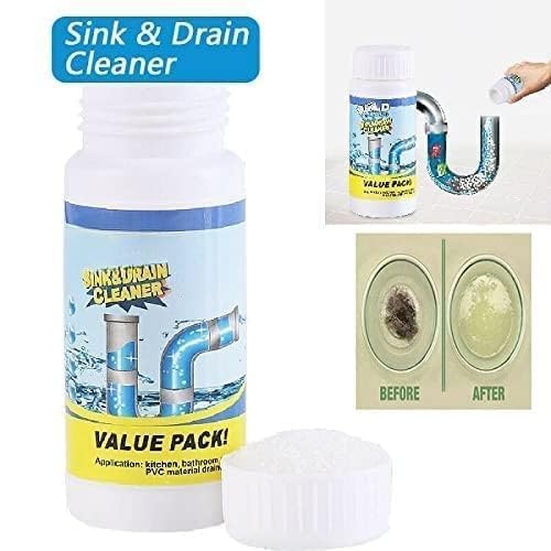 Powerful Drain & Pipe Clog Remover Powder