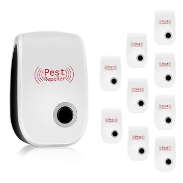 Ultrasonic Pest Repeller for Cockroach, Rat & Mosquito Control (Pack of 10)