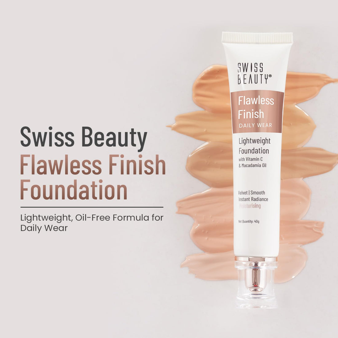 Swiss Beauty Flawless Finish Daily Wear Lightweight Foundation