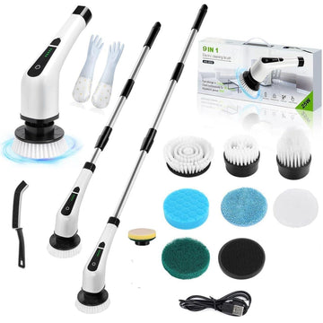 Electric Spin Scrubber for Bathroom & Floor Cleaning