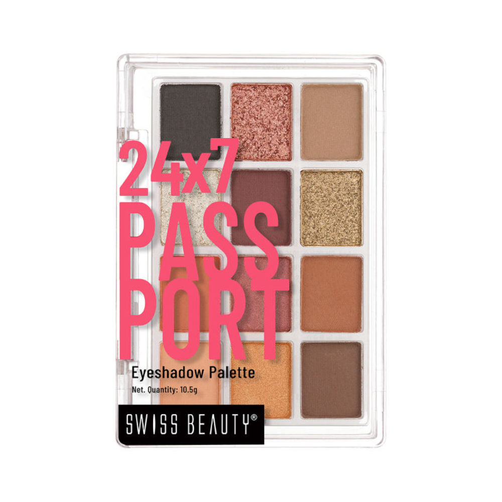 Swiss Beauty 24x7 Passport Eyeshadow Palette