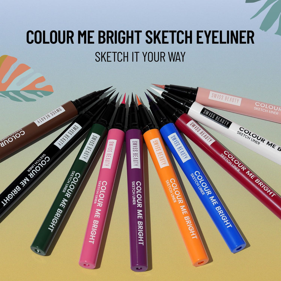 Swiss Beauty Colour Me Bright Sketch Eyeliner