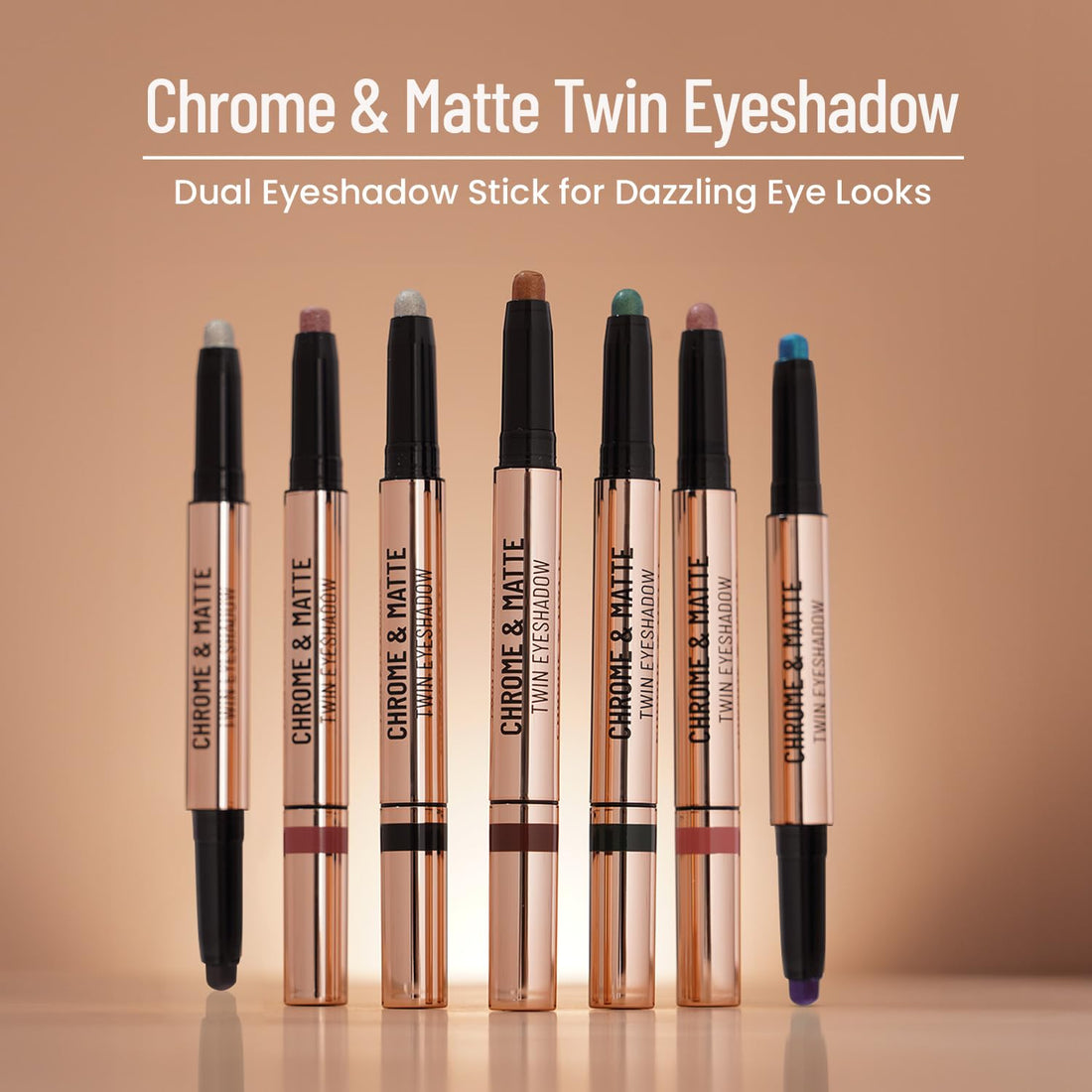 Swiss Beauty Chrome & Matte Twin Eyeshadow