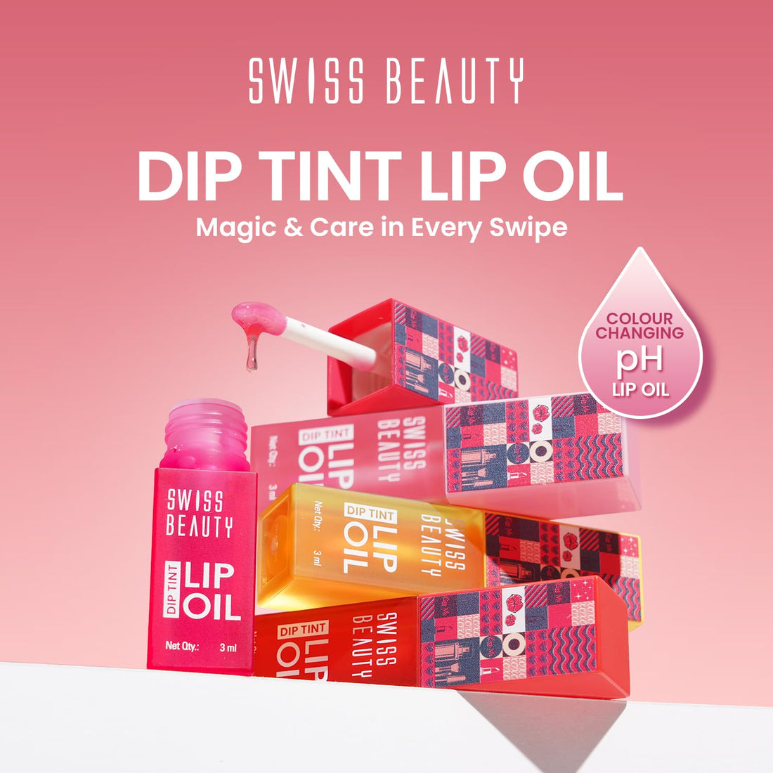 Swiss Beauty Dip Tint Lip Oil