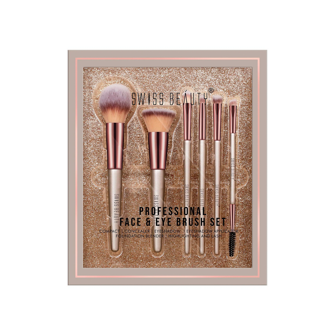 Swiss Beauty Professional Face & Eye Brush Set