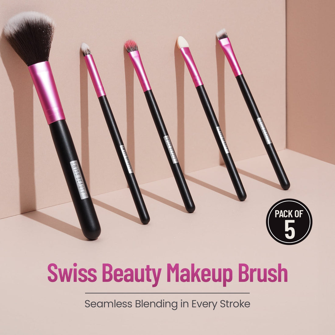 Swiss Beauty Makeup Brush Set of 5