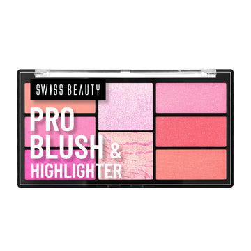 Swiss Beauty Pro Blush & Highlighter Palette