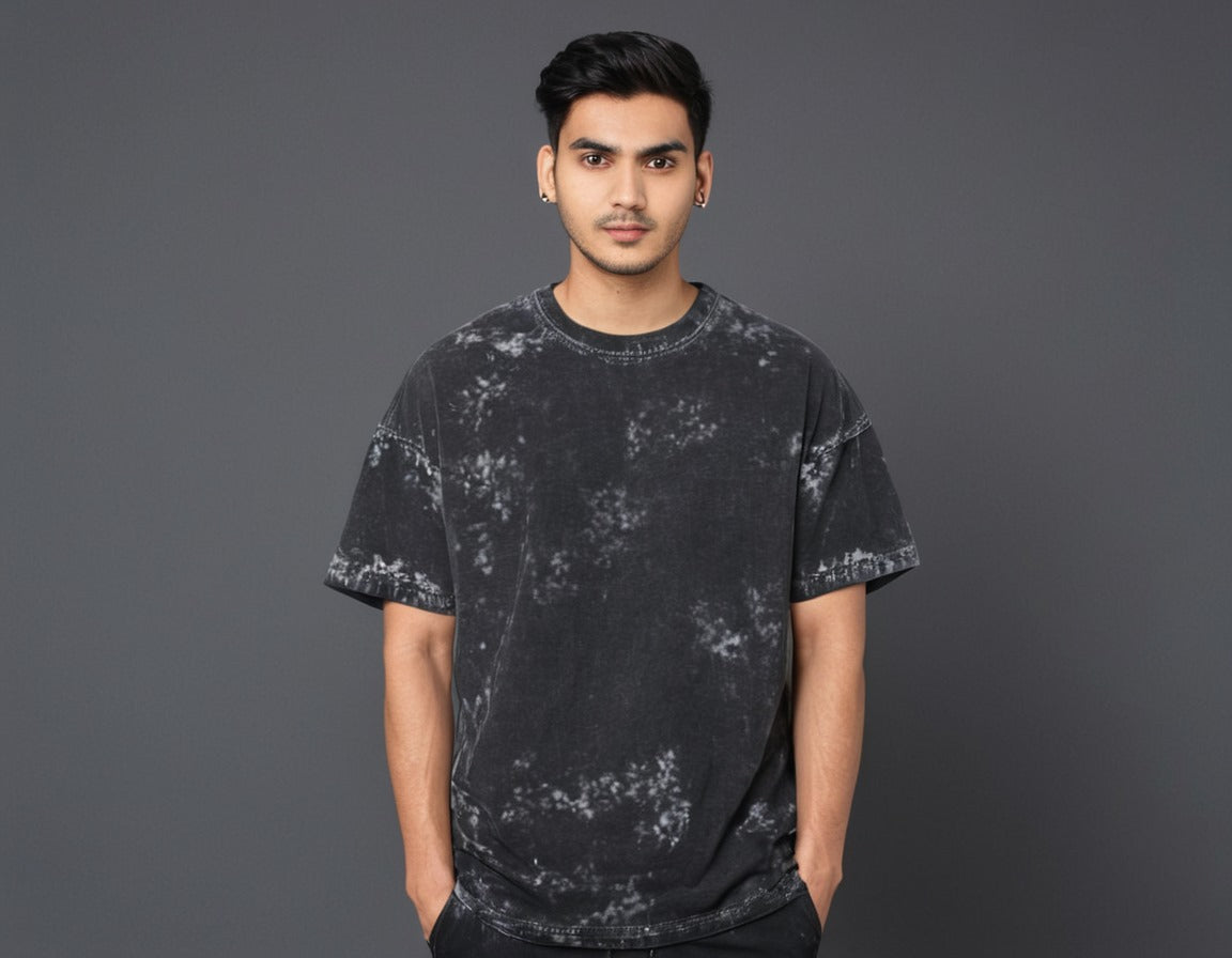 Unisex Acid Washed Oversized T-Shirt